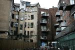 Forskel. De typiske boligkarreer i København er bebygget med 300 procent, men Skat har gennemgående vurderet dem, som om ejendommene kun må bebygges med 150 procent. 