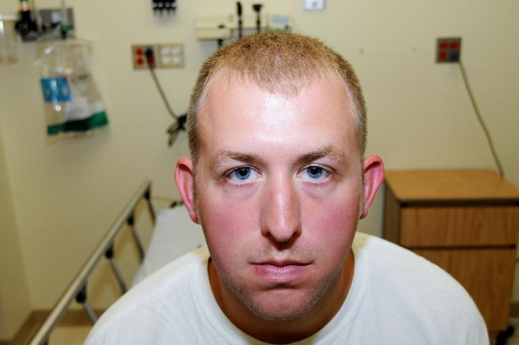 Fratrådt. Darren Wilson har sagt sit job op hos politiet i Ferguson af hensyn til sine kollegers og borgernes sikkerhed. 