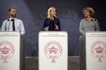 Udspil. Morten Østergaard, Helle Thorning-Schmidt og Christine Antorini præsenterer en ny gymnasiereform. 