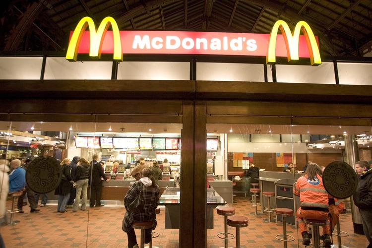 McDonald på Hovedbanegården