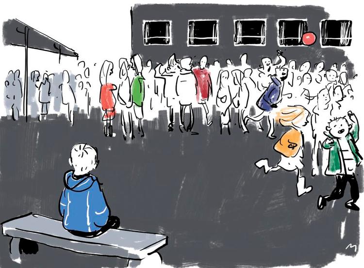 Tegning: Mette Dreyer. 