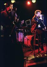 DØDSFALD. Bobby Keys vil altid mest blive associeret med The Rolling Stones, men han medvirkede også på plader af Eric Clapton og John Lennon. Her ses han på scenen med 'The Tremors at the Steamboat', i Austin i 1987. 