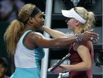 Tæv. Serana Williams var nok engang for stpr en mundfuld for Caroline Wozniacki, der tabte til verdens bedste spiller. 