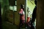 Ofre. Epidemien har gjort mange børn forældreløse. Billedet er fra et midlertidigt børnehjem i Sierra Leone. 
