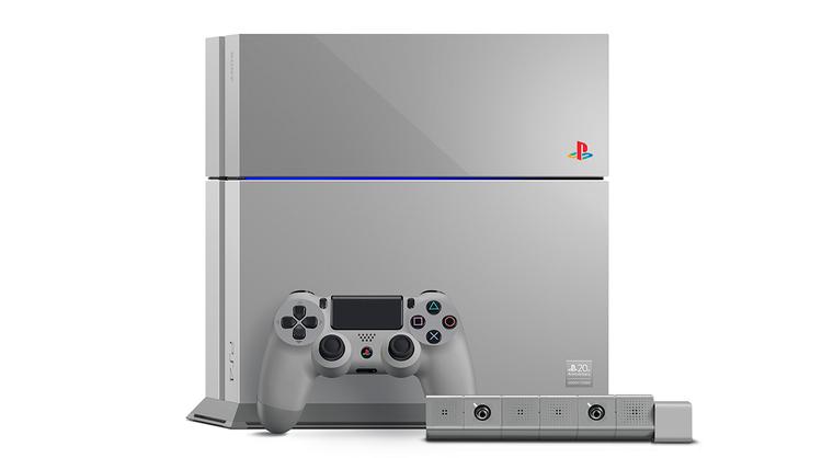 RUNDT. I denne uge fyldte PlayStation 20 år og en jubilæums-version af PS4 i samme farve som den oprindelige blev annonceret forleden. (Foto: PR/Sony) 