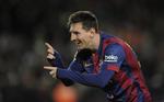 HATTRICK. Dagen efter Cristiano Ronaldo scorede tre gange for Real Madrid, slog Lionel Messi til med tre scoringer for Barcelona. 