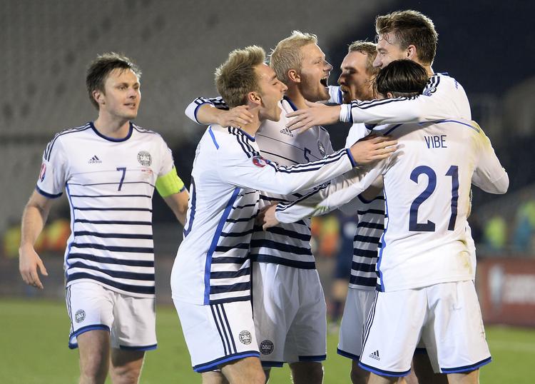 Succes. 3-1-sejren mod Serbien har givet det danske landshold grund til optimisme. 