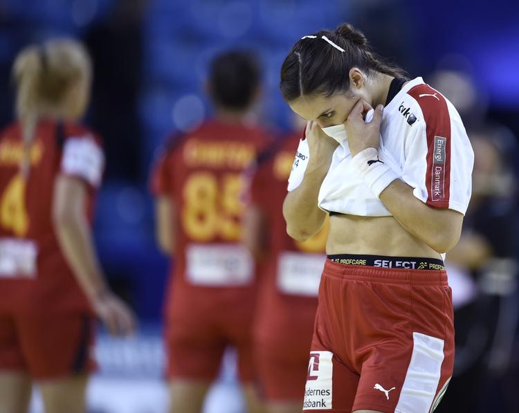 Burgaard. Det, der var aftalt, gik op i en højere enhed for Louise Burgaard (billedet) og Susan Thorsgaard i de seidste sekunder af dramaet mod Rumænien. 