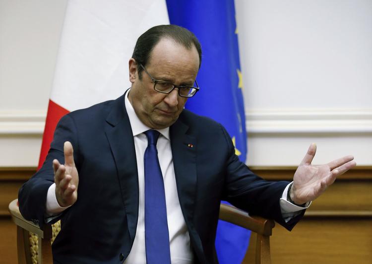 problemer. Francois Hollande er i strid modvind i Frankrig. Næsten 90 procent af vælgerne synes, at den økonomiske politik er dårlig, og væksten kravler da også af sted. 
