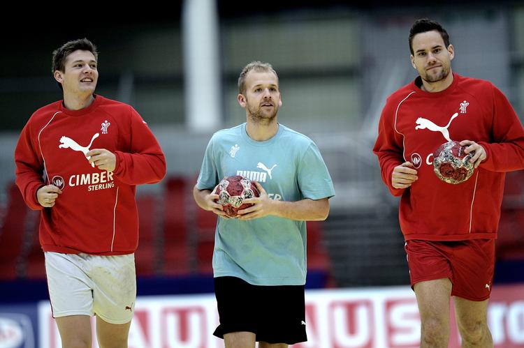 MÅLSCORERE. Seks, otte og fem mål scorede Lasse Svan Hansen, Anders Eggert og Thomas Mogensen i aften. 
