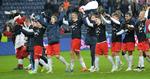 21. Salzburg-spillerme fejrer sejren og en flot målrekord i Europa League. 