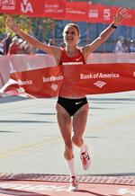 Whistleblower. Liliya Shobukhova vandt Chicago Marathon tre gange og var proppet med doping. Hun har med en lang række inkriminerende udtalelser fået sagen til at rulle. 