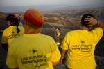 Internationalt. Greenpeace-aktivisterne går langt for en sag. Her ses de ved Nazca-linjerne, der er på Unesco's verdensarvsliste 