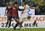 0-1. Trods 10 mand var Genoa tæt på at udligne i overtiden mod Roma. 