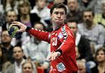 MÅL. Efter en redning kastede Nicklas Landin bolden i Füchse Berlins tomme mål i dagens Bundesligakamp. 