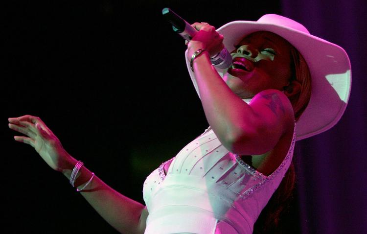 Diva. Mary J. Blige på Madison Square Garden i 2006. 