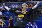 Nøglespiller. Den rumænske målvogter  Paula Ungureanu brillerede efter pausen med et hav af redning på det spanske skytters forsøg. 
