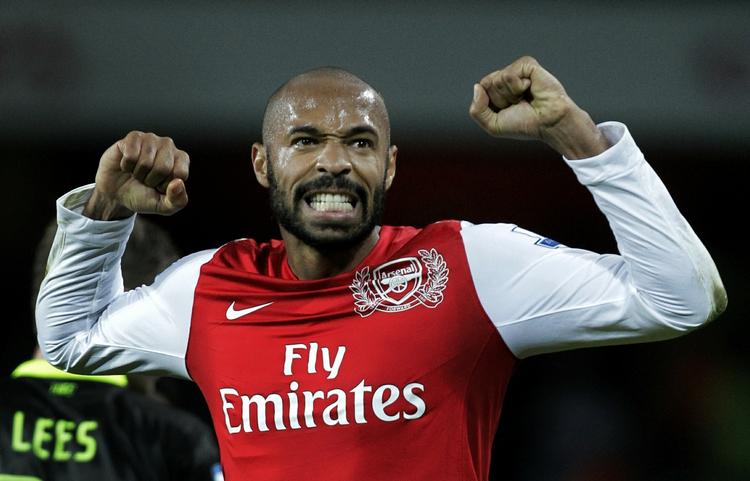 pension. Thierry Henry havde sine største triumfer i Arsenal-trøjen, hvor franskmanden blev en spillende legende. 