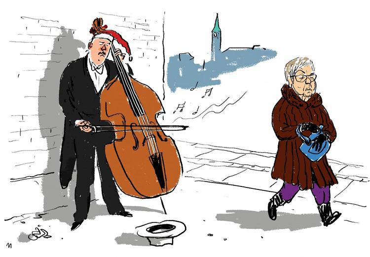 Tegning. Mette Dreyer 