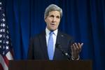 John Kerry, USA's udenrigsminister, er i London. 