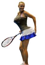 Racisme. Sorte i USA synes ikke, at det er sjovt, når Caroline Wozniacki parodierer sin gode veninde og tenniskollega Serena Williams, som her i Brasilien i 2012. Tværtimod. Foto: Yasuyoshi Chiba/Scanpix 