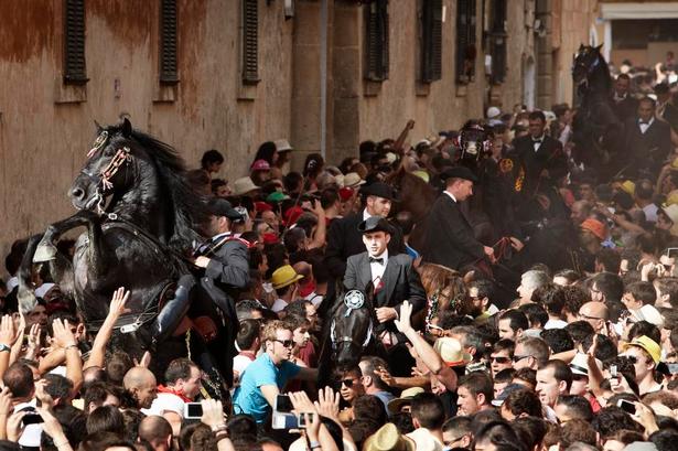 Trængsel mindsker tilsyneladende ikke oplevelsen. Foto: Tine Harden 