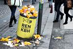 AFFALD. Københavns Kommune tilføjer yderligere tre millioner kroner til renholdelse af byen til det nye budget i 2015 