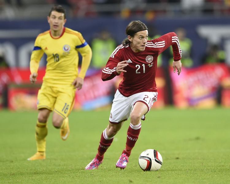 Godkendt. Offensivspilleren Lasse Vibe været et friskt  pust på landsholdet i 2014 - og han var friskere end holdkammeraterne i Bukarest. 