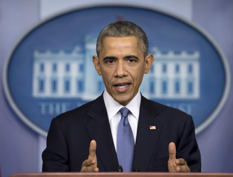 Udmelding. Præsident Obama talte i dag på sit sidste pressemøde inden sin juleferie. 