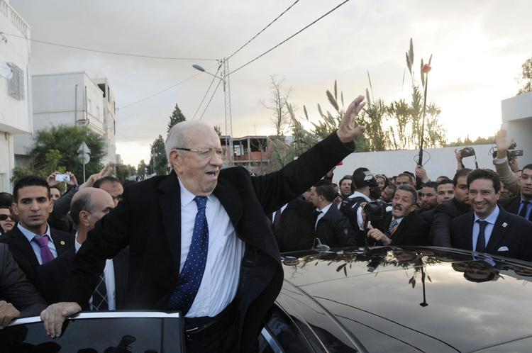 Tunesien. Beji Caid Essebsi har netop vundet det tunesiske præsidentvalg. 