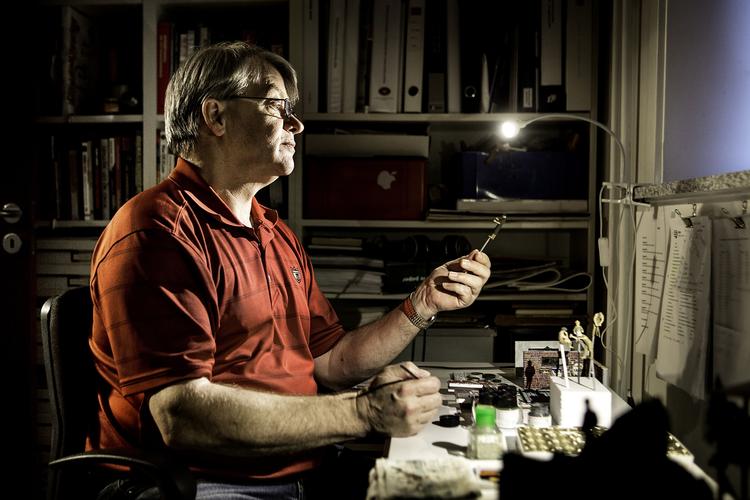 Arbejde. Per Reichgrüber, der er sikkerhedsansvarlig på Rigsarkivets magasiner på Kalvebod Brygge, er 58 og vil fortsætte på arbejdsmarkedet, så længe han kan. 