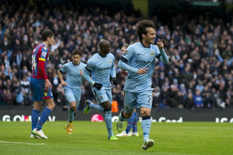 Succes. David Silva sparkede forleden et par stykker i kassen i kampen mod Crystal Palace. I det hele taget er City-spillerne inde i en virkelig god stime. 