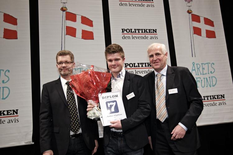 NOMINERET. For to år siden blev Mathias Krigbaum nummer 7 i afstemningen af Årets Fund og hyldet af overborgmester Frank Jensen og DIF-formand Niels Nygaard. 