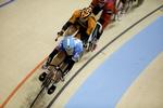 Cykling. Lasse Norman Hansen fører her efterfulgt af Alex Rasmussen. Norman og Casper Folsach vandt DM-guldet. 