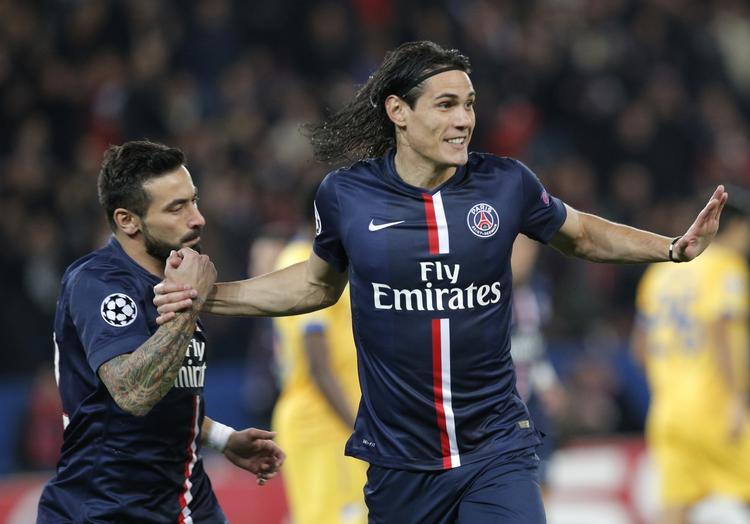 KARANTÆNE. En forlænget juleferie koster Edinson Cavani (th.) og Ezequiel Lavezzi (tv.) deltagelsen i årets første to kampe. 