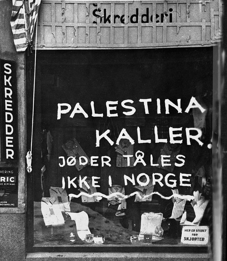 Udstillet. Efter invasionen af Sovjetunionen i juni 1941 øgedes antisemitismen i Norge. 
