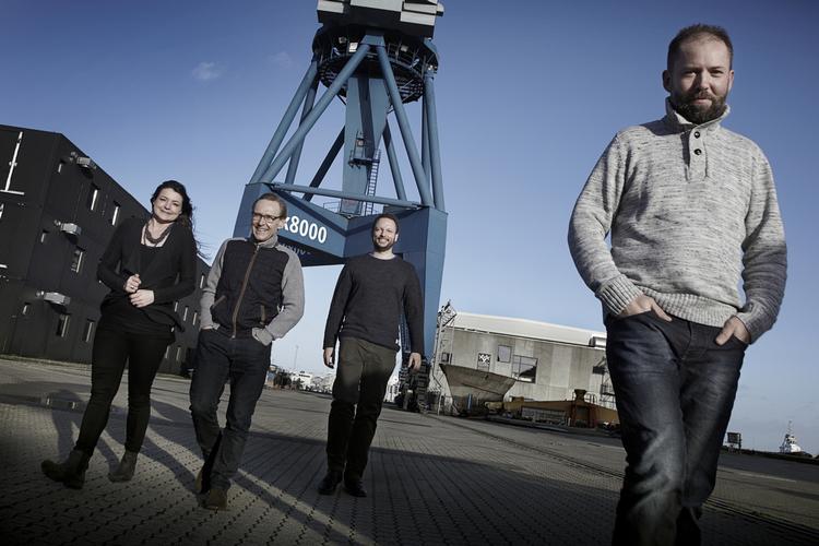 Nyt. De fire iværksættere bag forlaget Turbine, der har bidraget med nyt til bogverdenen. 