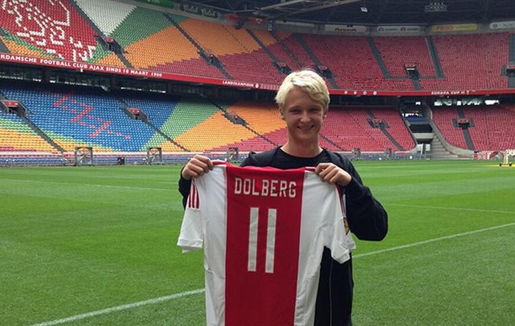 SOLGT. Til sommer skifter Kasper Dolberg til Ajax, hvor han sidste efterår var på et vellykket træningsophold. 