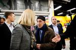 Hjemmebane. Statsministeren arbejdede selv si Bilka i Ishøj som teenager. I går besøgte hun sin gamle arbejdsplads. 