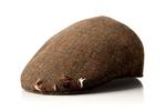 Kasket. Denne fætter hedder en sixpence på dansk - men det er noget, vi selv har opfundet. Englænderne kalder den en cloth cap. 
