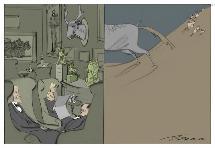 Tegning. Per Marquard Otzen 