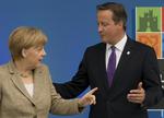 TOPMØDE. Dagens møde mellem Tysklands Angela Merkel og Storbritanniens David Cameron risikerer at slå gnister. 