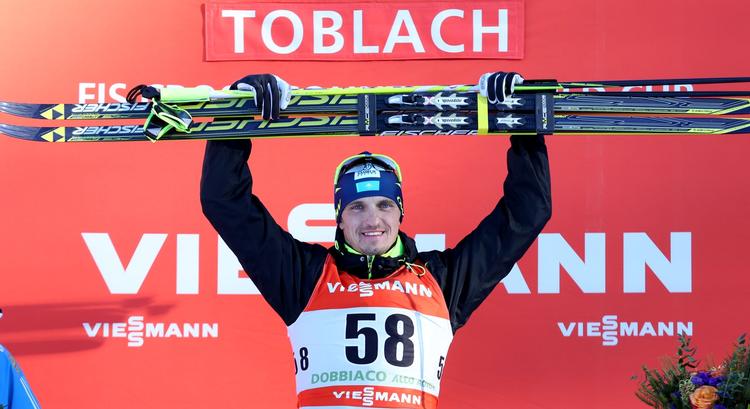 VINDER. 10 km klassisk stil passede bedst til Alexey Poltiranan fra Kaskahstan. 