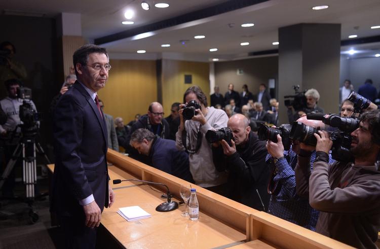 VALG. Efter et år på præsidentposten sætter Josep Maria Bartomeu sin position til afstemning blandt medlemmerne. 