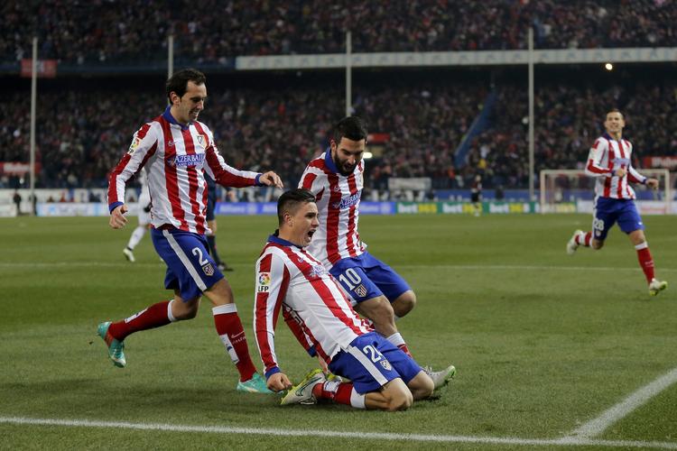 1-0. Et straffespark gav Atletico Madrid føringen mod Real Madrid i pokalturneringen. 