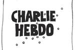 Berlingskes forside viser 12 skudhuller, der har gennemhullet satiremagasinet Charlie Hebdo. Skudhullerne symboliserer de 12 dræbte, der onsdag mistede livet. 