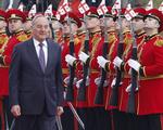 Formand. Det lettiske EU-formandskab respræsenteret i præsident Andris Berzins. Her fotograferet ved en anden lejlighed. 