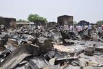 Ruin. Flere tusinde er dræbt af Boko Haram i byen Baga i Nigeria. Her er det ødelæggelser i byen Gambaru efter et andet angreb i maj 2014. 
