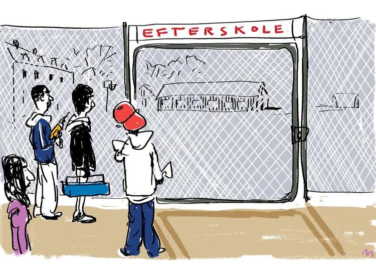 Tegning. Mette Dreyer 