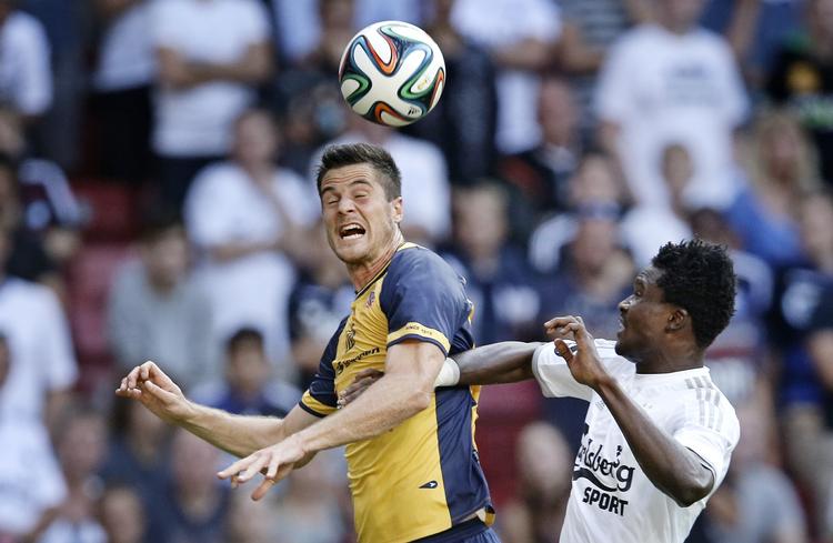 Succes. Jonas Damborg (tv) og Hobro-holdet har skrabet 21 point sammen i Superligaen og overvintrer således på 7.-pladsen. 